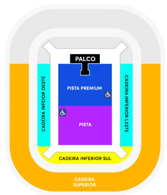 Mapa do evento