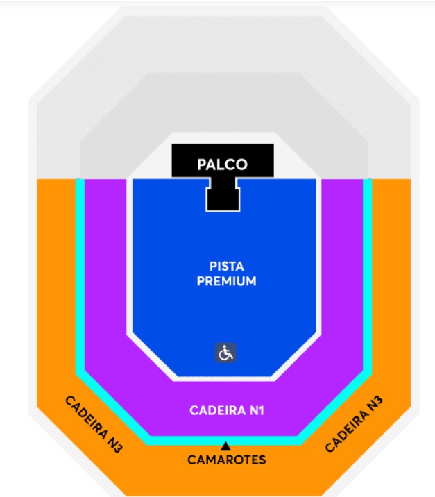 Mapa do Farmasi Arena