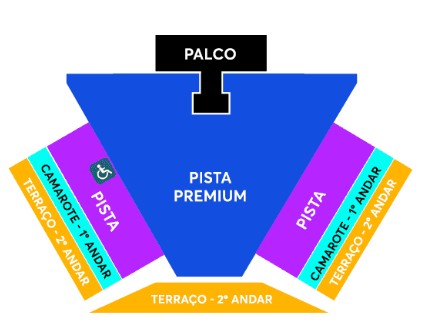 Mapa do evento