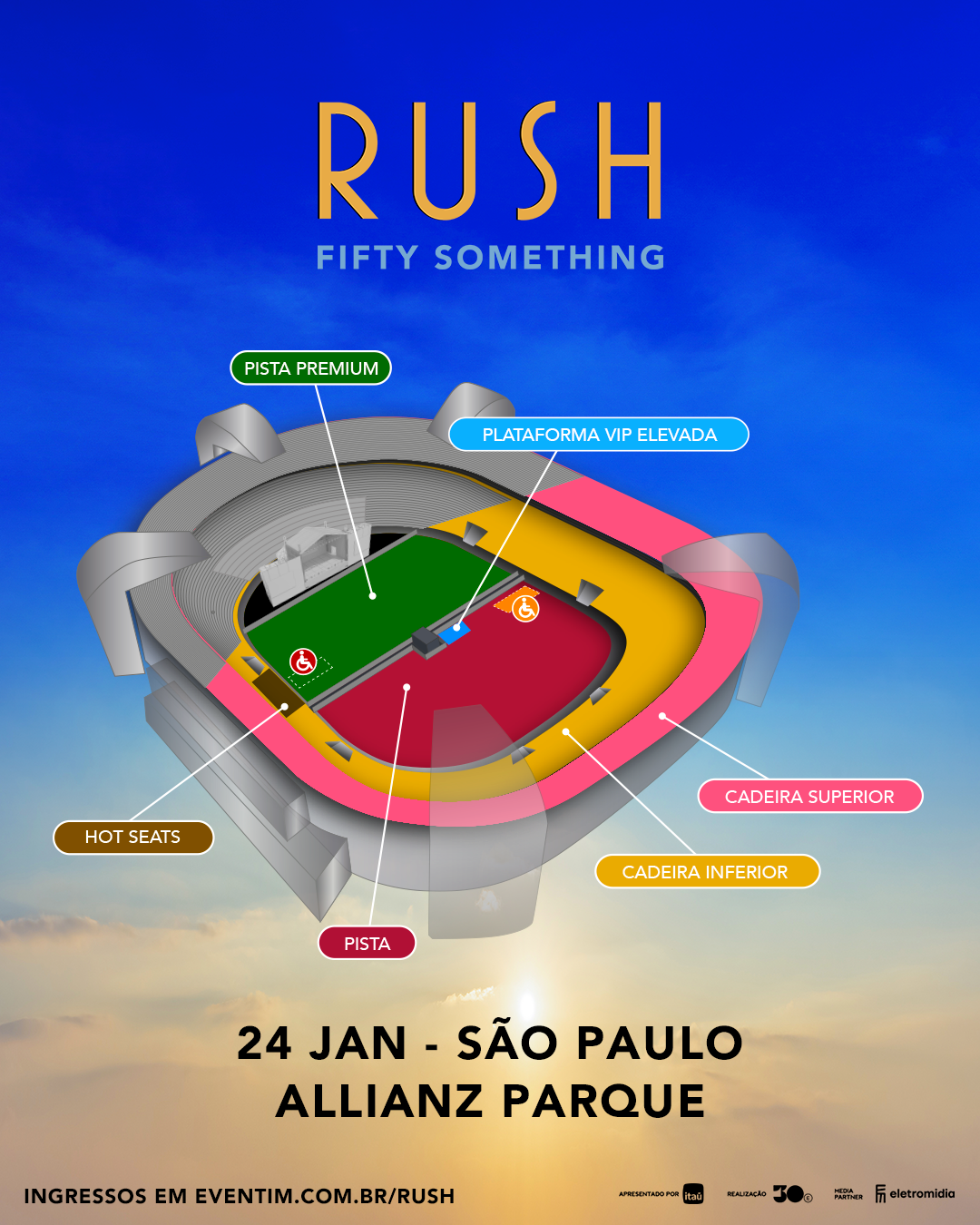 Mapa do Allianz Parque